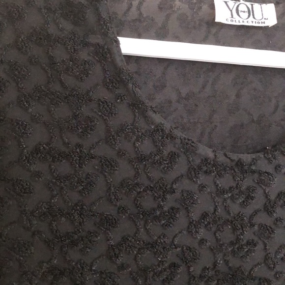 Black long sleeve top - Picture 2 of 2